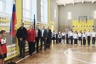 В школе – новый спортзал